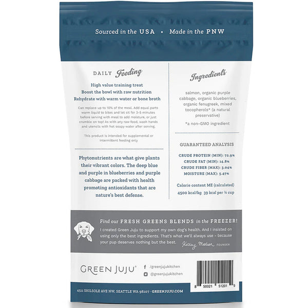 Green Juju Green FreezeDried Salmon Treats HEALTHY SPOT