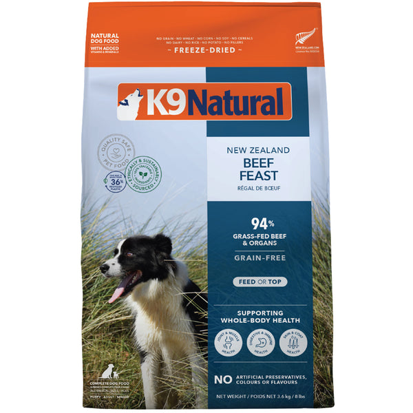 K9 Natural Freeze-Dried Beef Dog Food – HEALTHY SPOT