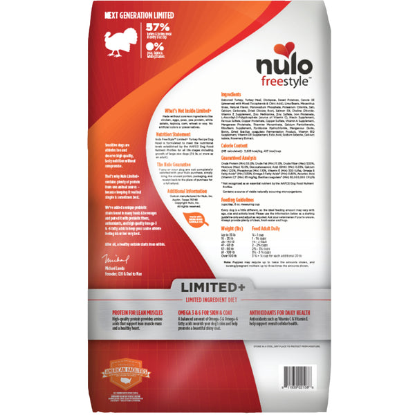 Nulo limited ingredient turkey sales