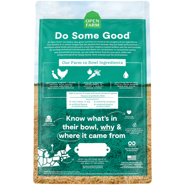 Open farm hot sale dog food advisor