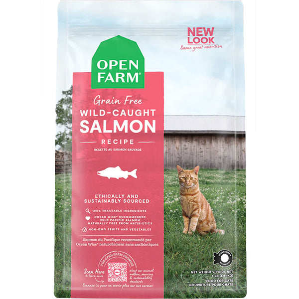 Open Farm Wild Caught Salmon Cat Food HEALTHY SPOT