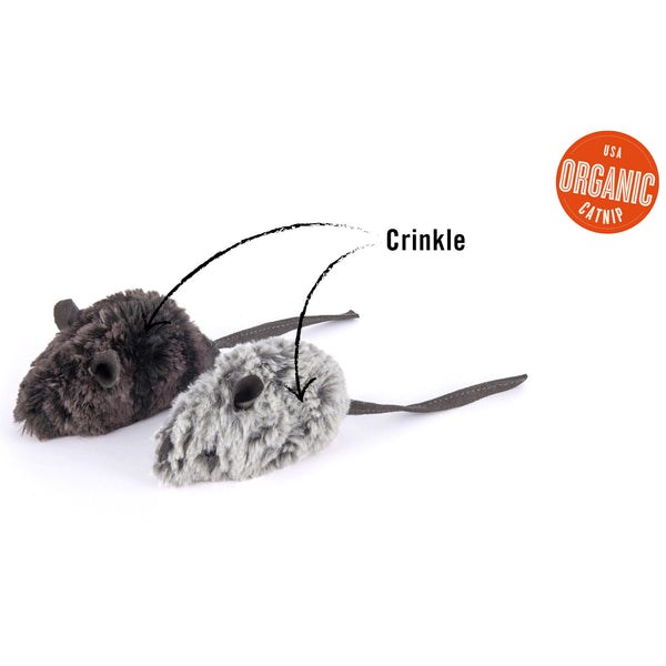 P.L.A.Y. Catnip Mice Cat Toy 2 Pack HEALTHY SPOT