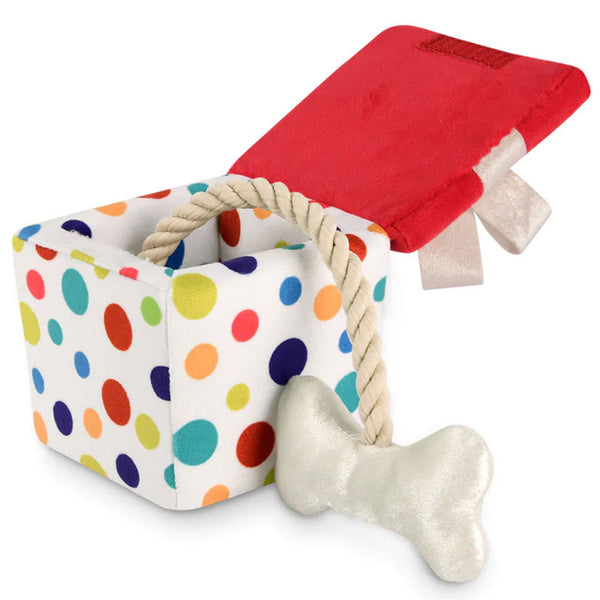 P.L.A.Y. Party Time Pawfect Present Dog Toy HEALTHY SPOT