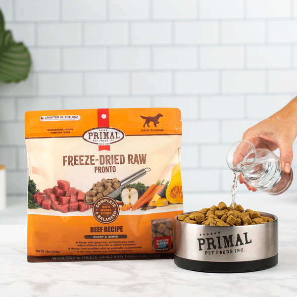 Primal freeze dried dog food hot sale
