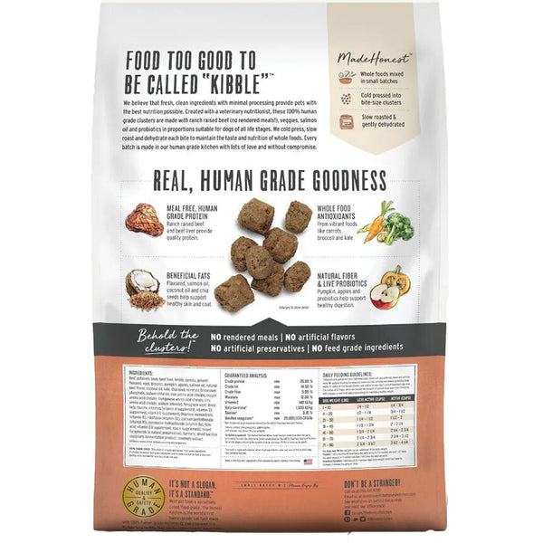 The Honest Kitchen Grain Free Beef Whole Food Clusters Dog Food HEALTHY SPOT