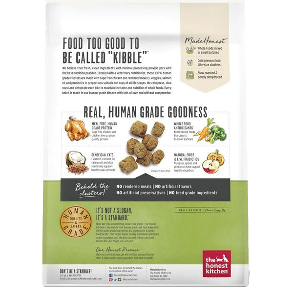 The Honest Kitchen Grain Free Chicken Whole Food Clusters Dog Food