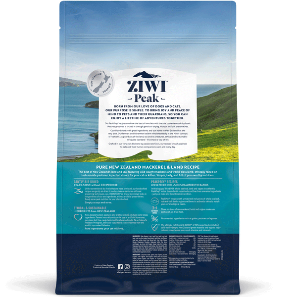 Ziwi Air Dried Mackerel Lamb Cat Food HEALTHY SPOT