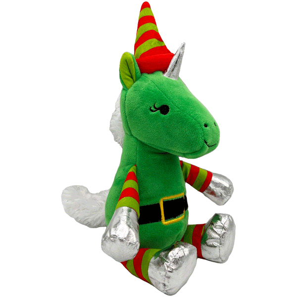 Chance & Friends Holiday Bliss Plush Unicorn, dog Plush Toys