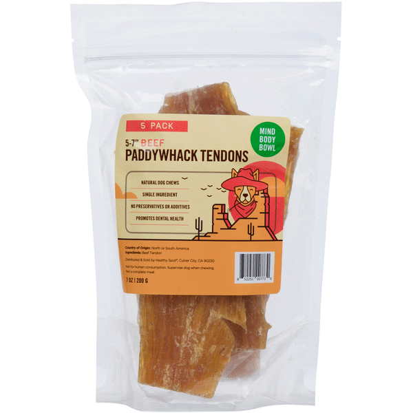 Mind Body Bowl Beef Paddywhack Tendon Dog Chews 5 Count