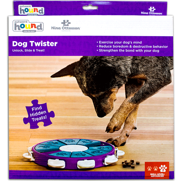Nina Ottosson Dog Smart Beginner Dog Puzzle Toy – Engaging and Interactive  Treat Dispensing Game for your Dog's Toy Box - Woof Report