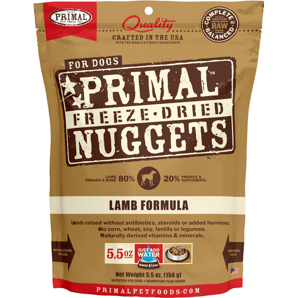 Primal Freeze Dried Lamb Formula Dog Food HEALTHY SPOT
