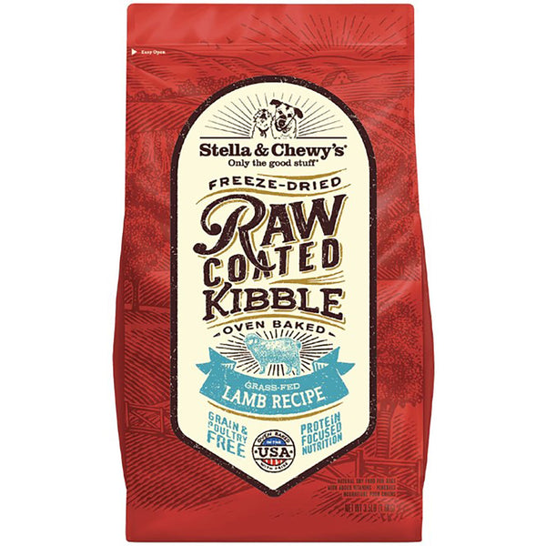 Stella & Chewy's Raw Coated GrassFed Lamb Dog Kibble HEALTHY SPOT
