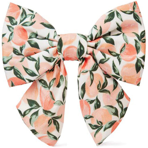 The Foggy Dog | Peaches and Cream Dog Lady Bow | Front Image