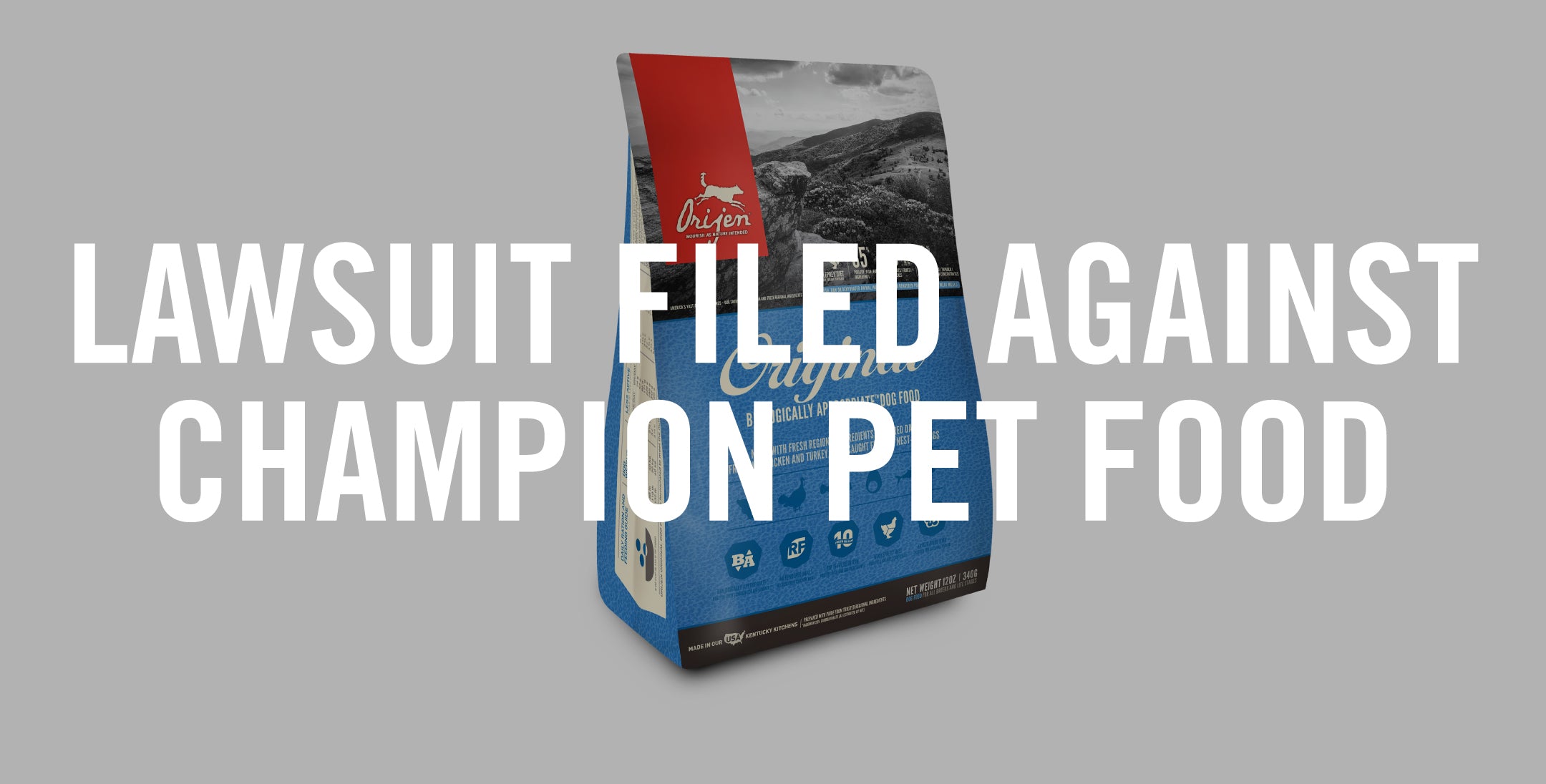 Lawsuit Filed Against Champion Pet Food HEALTHY SPOT