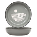 Adventure Pet Bowl - Blue | Front Image of Blue Bowl with White Design
