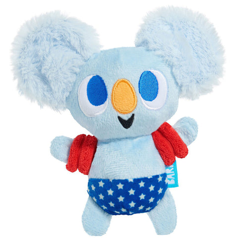 Front Image of Grey Plush Koala in a Swimsuit and Floaties