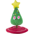 Bark Spruce Bruce Dog Toy | Front Image of Green Plush Christmas Tree