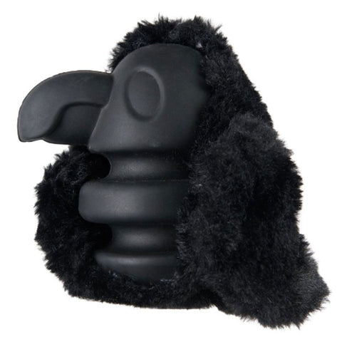 Bark Throwth the Raven Dog Toy | Back Image