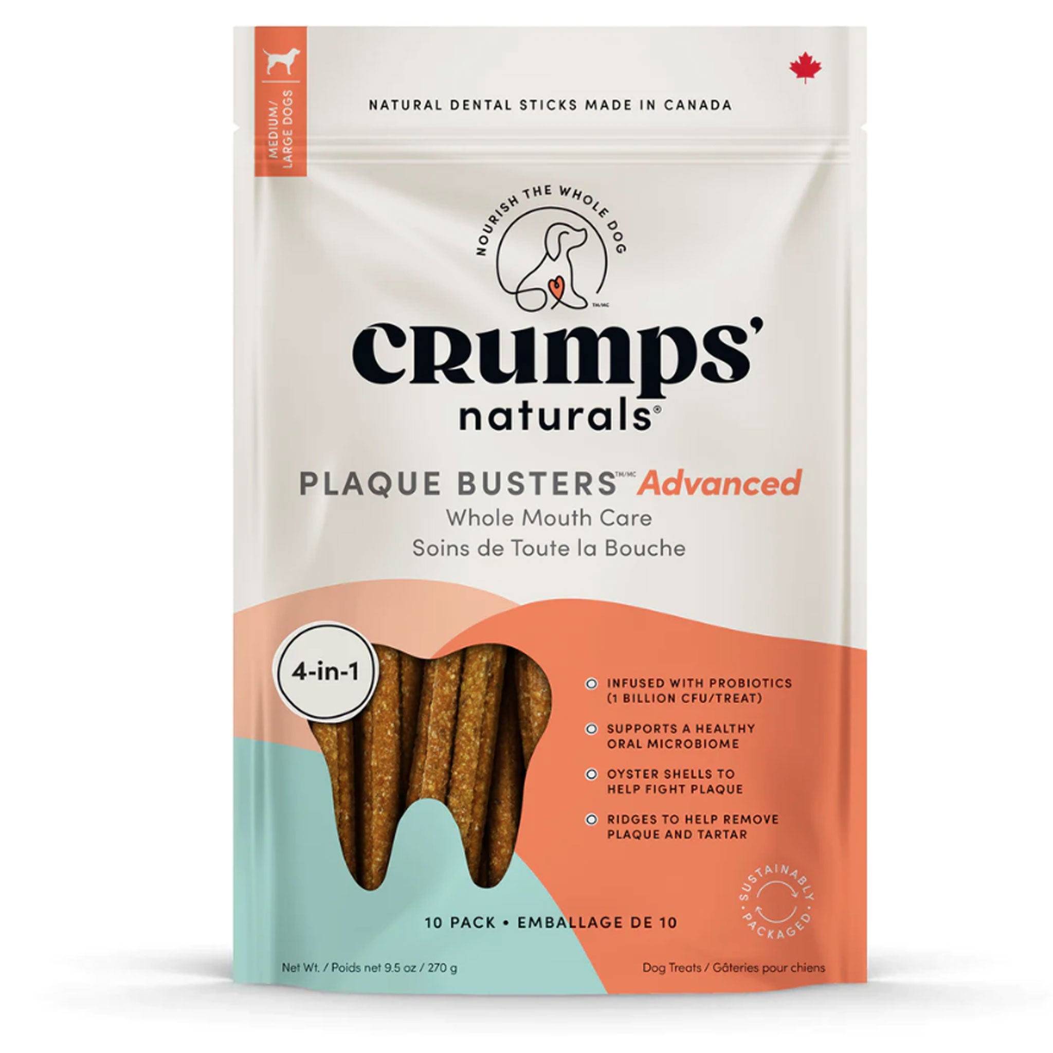 Crumps Plaque Busters Advanced Whole Mouth Care 9.5 oz HEALTHY SPOT
