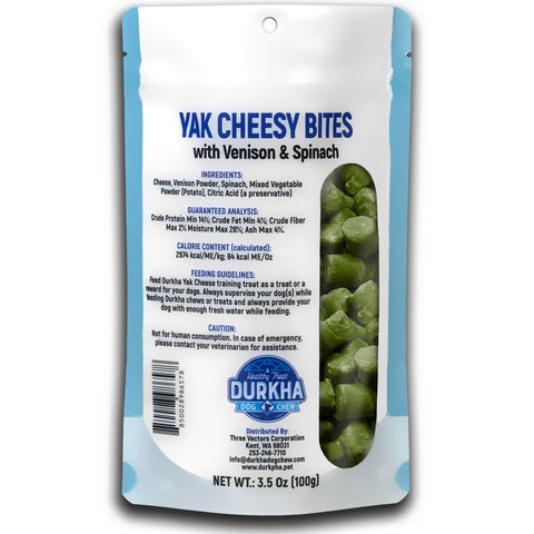 Back Image of Packaged Yak Cheesy Bites with Venison