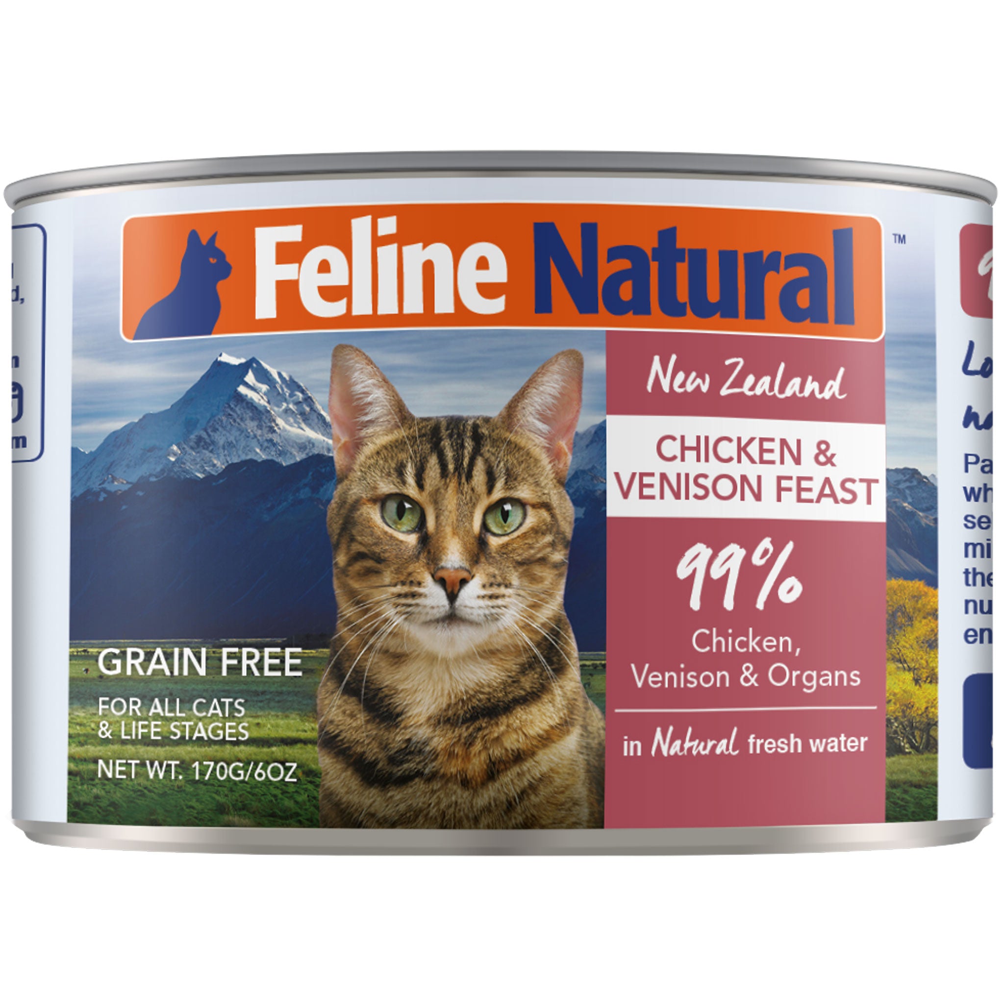 Feline Natural Canned Chicken & Venison Cat Food 6 oz – HEALTHY SPOT