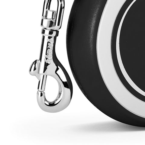 Flexi Retractable Comfort Tape Leash - Grey | Side Image