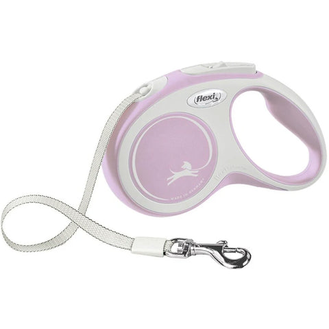 Flexi Retractable Comfort Tape Leash - Rose | Front Image