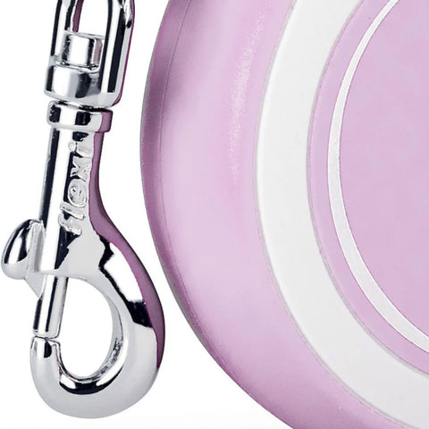 Flexi Retractable Comfort Tape Leash - Rose | Side Image