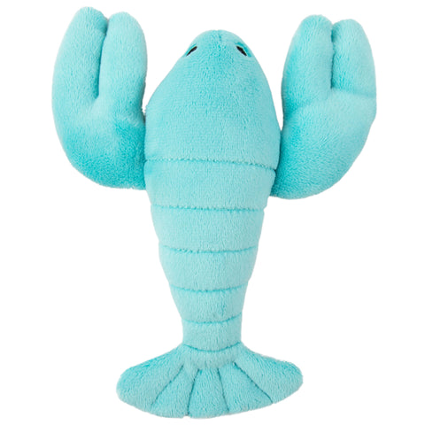 Top Image of Blue Plush Lobster Dog Toy
