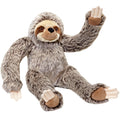 Fluff & Tuff Sloth Plush Dog Toy | Front Image of Large Plush Slot