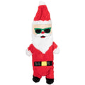 Fuzzyard Flatout Santa Dog Toy | Front Image of Flat Santa Dog Toy