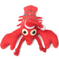 Fuzzyard Lobbie Williams Cat Toy | Front Image of Red Holiday Lobster Cat Toy