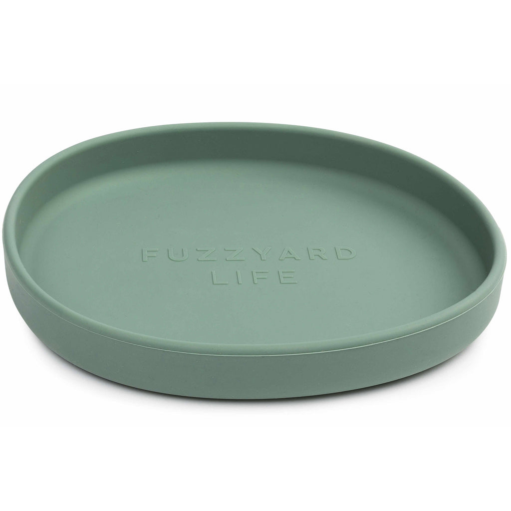 Fuzzyard Silicone Cat Dish - Green