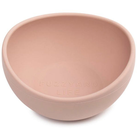 Fuzzyard Silicone Dog Bowl - Blush
