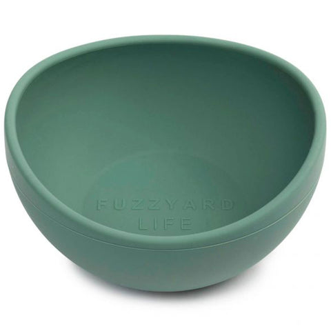 Fuzzyard Silicone Dog Bowl - Green