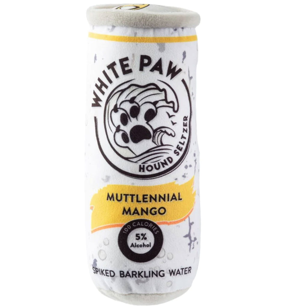 Haute Diggity Dog White Paw Muttlenial Mango Dog Toy