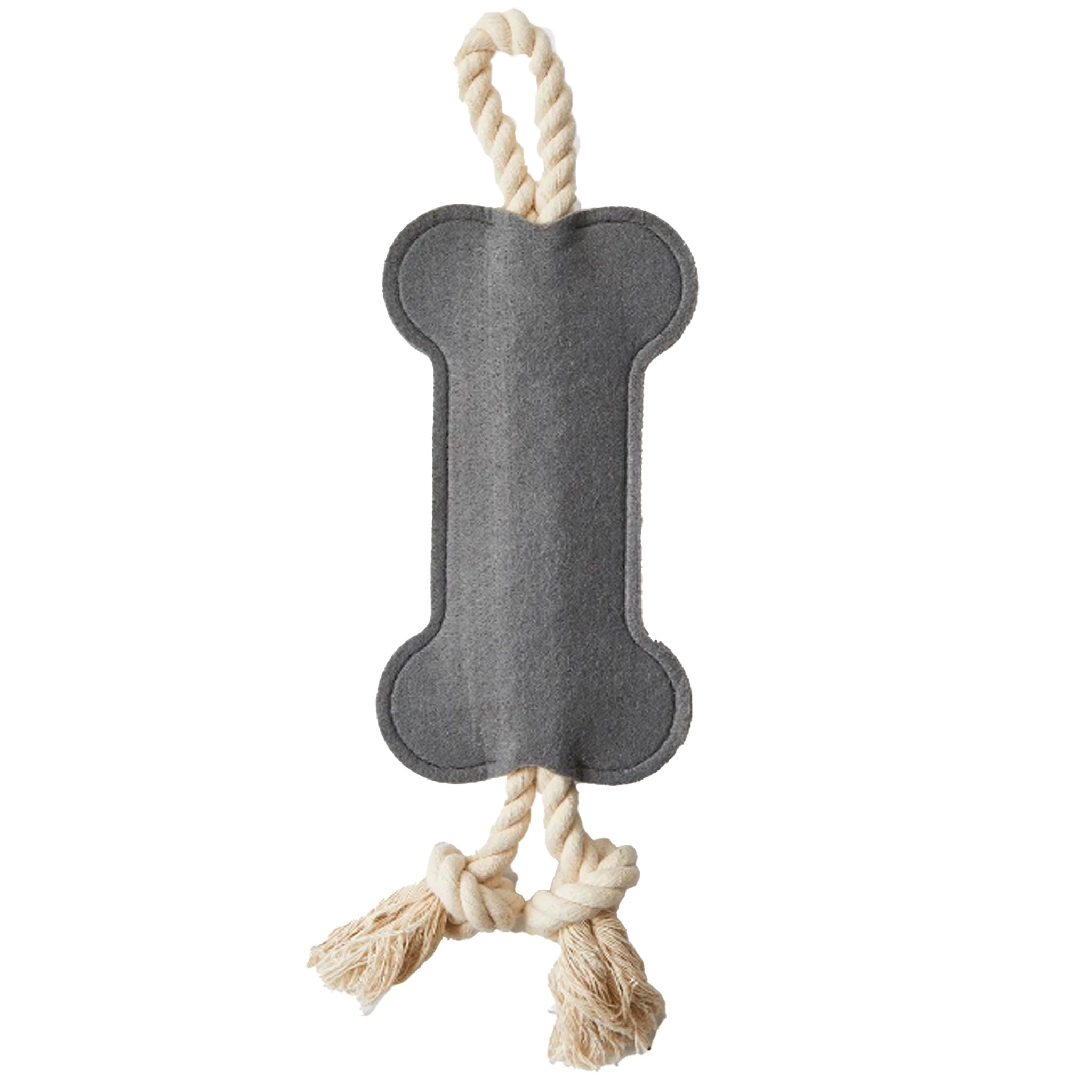 Bone rope hot sale dog toy