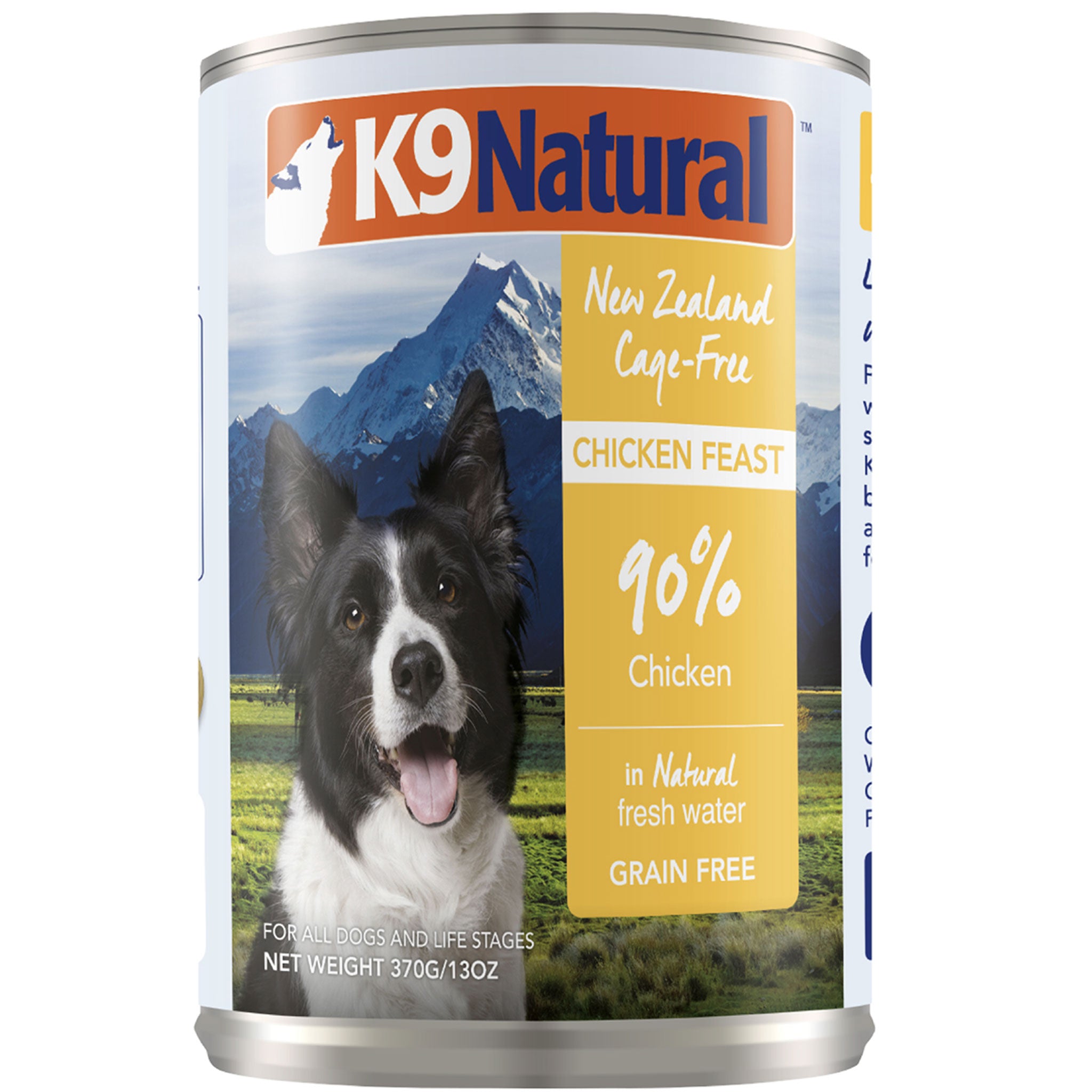 K9 Natural Canned Chicken Feast Dog Food 13oz HEALTHY SPOT