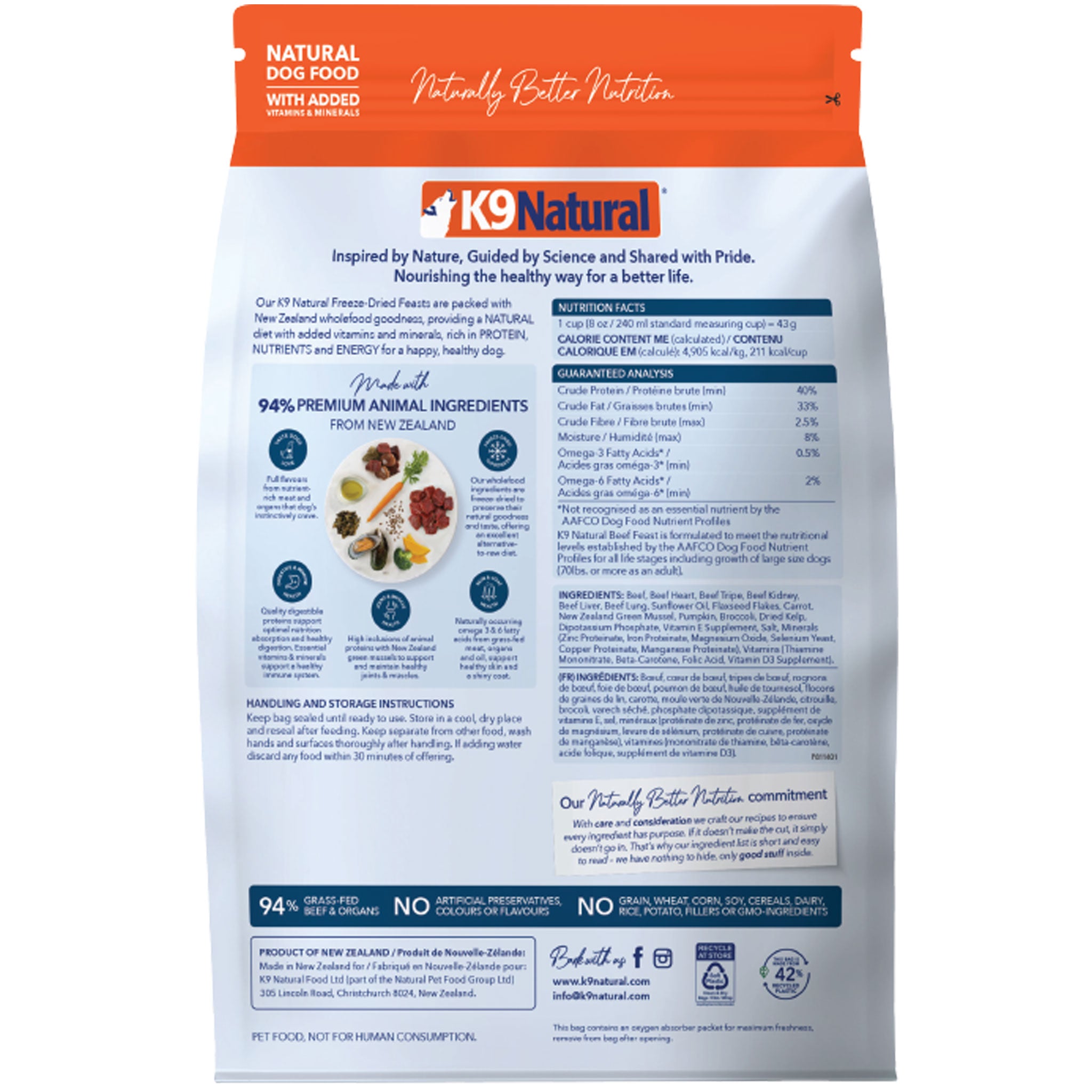 K9 Natural Freeze-Dried Beef Dog Food – HEALTHY SPOT