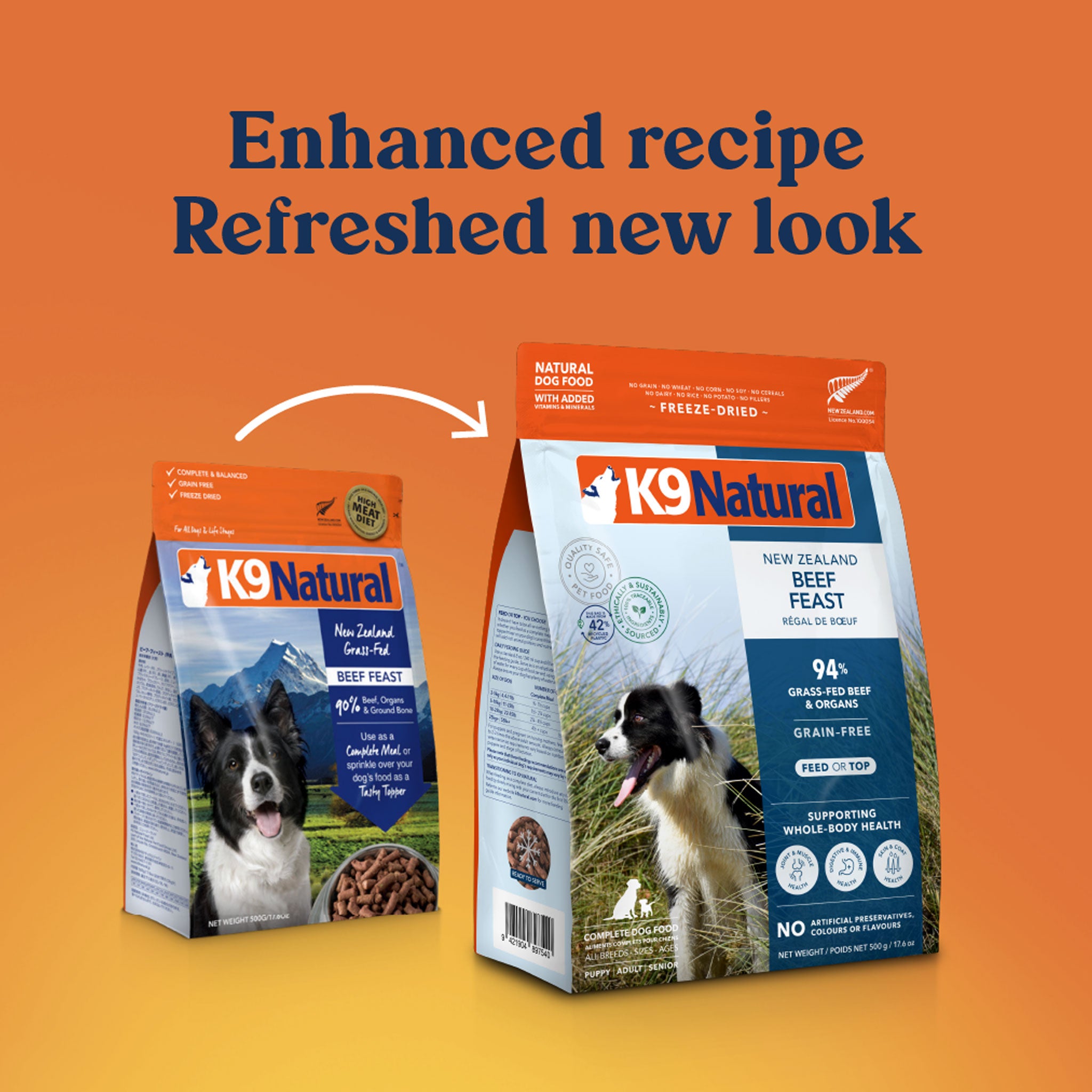 FINEPET'S WHOLELIFE NATURALDOGFOOD 小粒4Kg Beef Feast Freeze-Dried Dog Food – K9 Natural USA