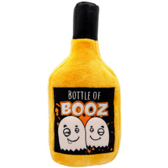 Lulubelles Bottle of Booz Dog Toy - Orange