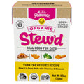 Mama Shawna Organic Stew'd Cat Turkey & Veggies 5.5 oz | Front Image of Turkey and Veggies Cat Recipe