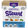 Mama Shawna Organic Stew'd Dog Beef, Chicken, & Veggies 11 oz | Front Image of Beef, Chicken and Veggie Dog Food