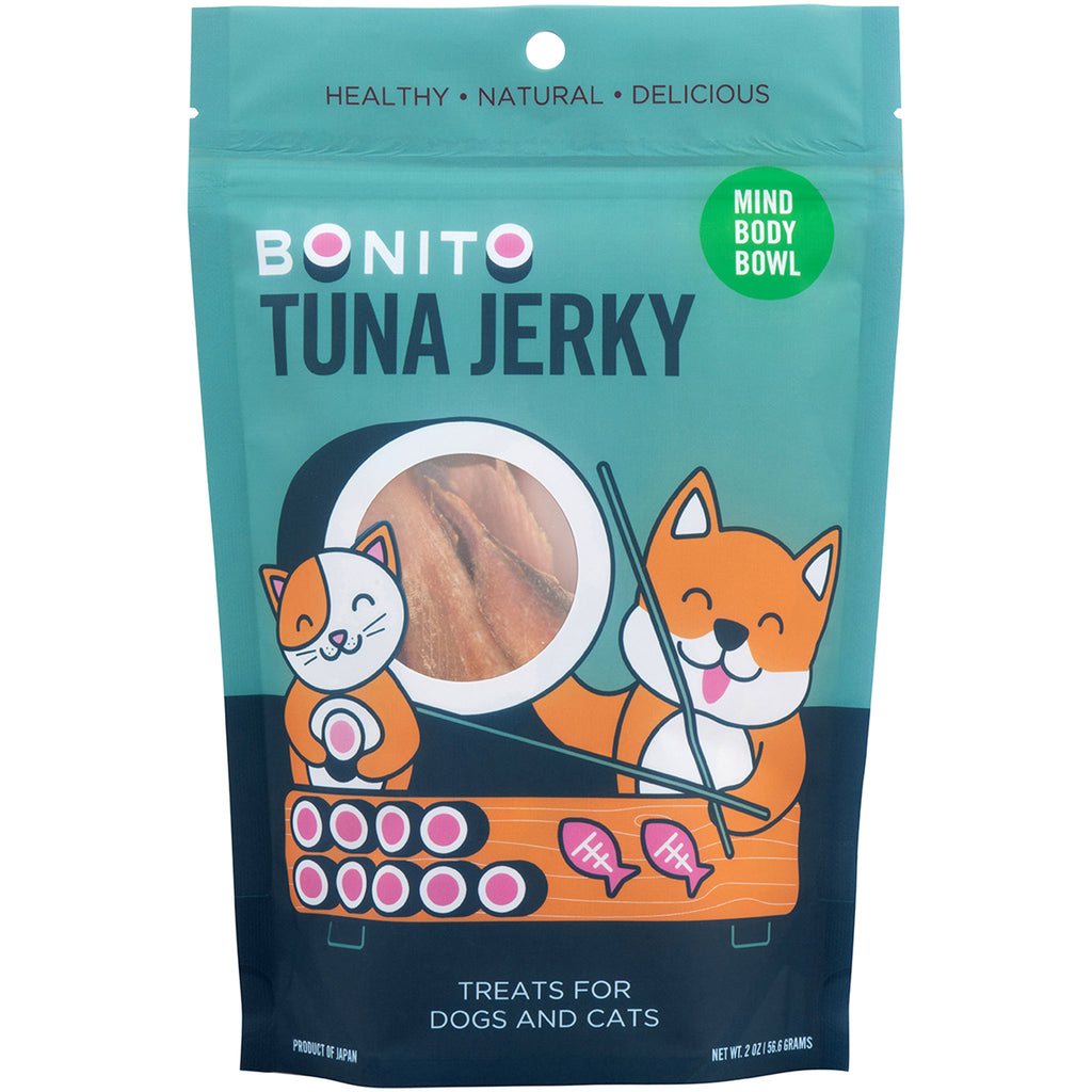 Mind Body Bowl Bonito Tuna Jerky 2oz Bonito Dog Treats