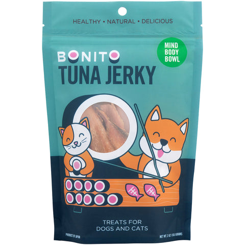 Mind Body Bowl Bonito Tuna Jerky 2oz Bonito Dog Treats