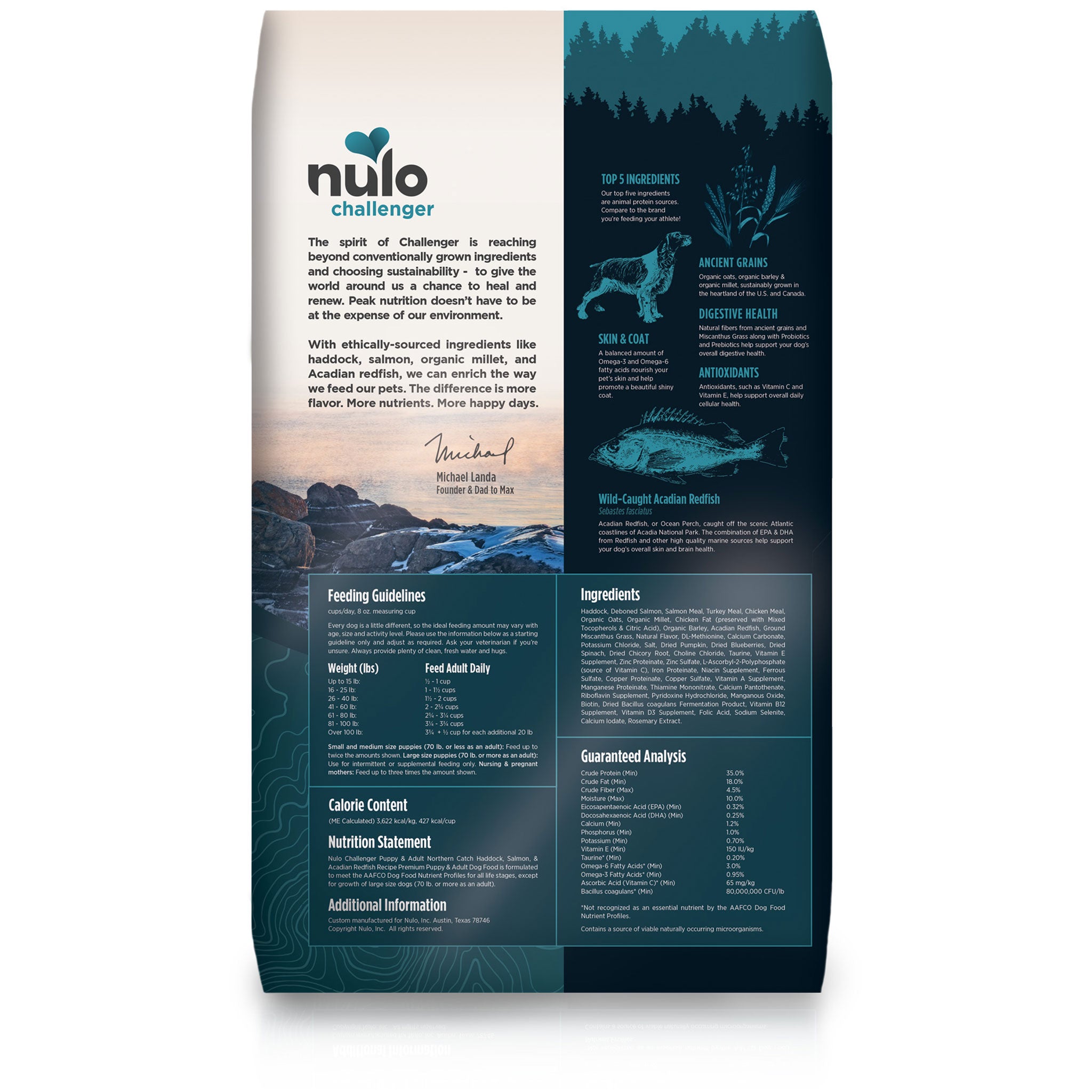 Nulo Challenger Kibble Northern Catch Haddock Salmon Redfish