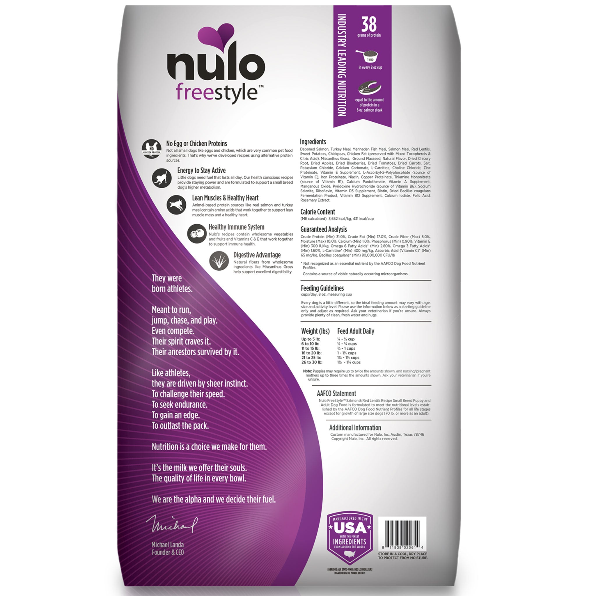 Nulo freestyle small breed dog food sale