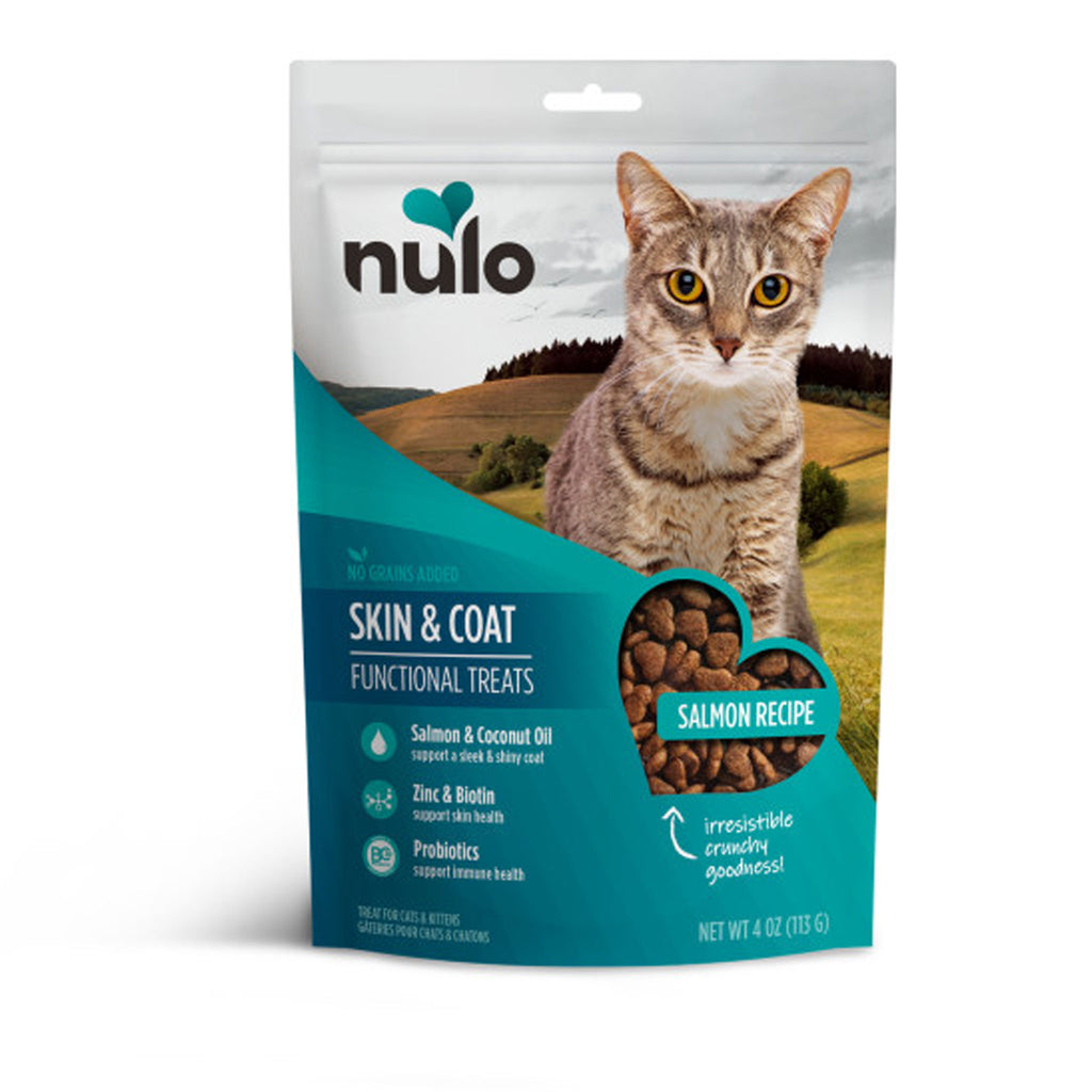 Nulo Functional Treats Skin & Coat Cat Salmon 4 oz
