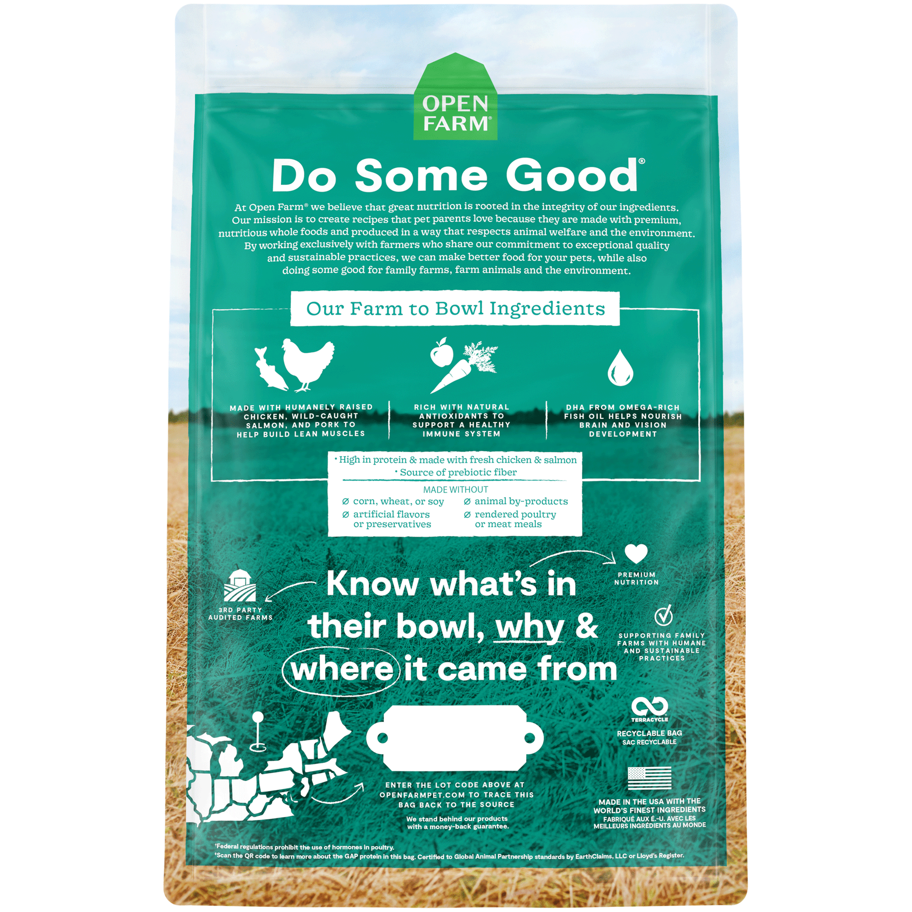 Open Farm Puppy Dry Dog Food HEALTHY SPOT