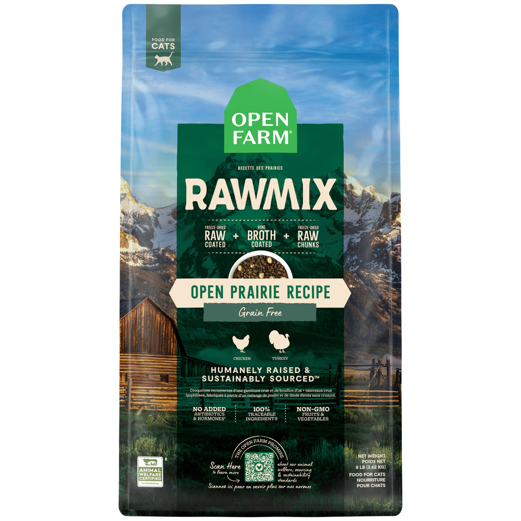 Open Farm Raw Mix Grain-Free Cat Open Prairie 2.5 lbs